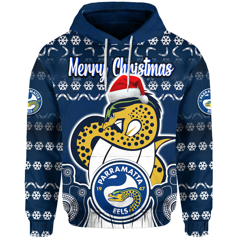 parramatta-eels-christmas-vibe-with-aboriginal-dot-panting-style-zip-up-and-pullover-hoodie