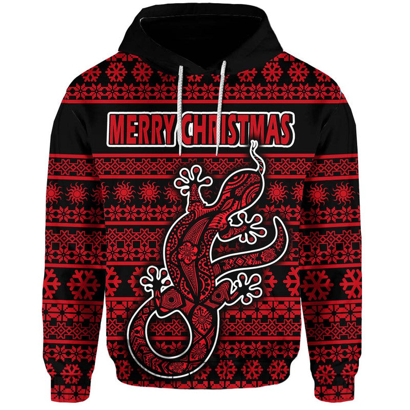 custom-personalised-australian-lizard-christmas-vibe-with-aboriginal-dot-painting-style-zip-up-and-pullover-hoodie
