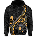 Aboriginal Zip Up And Pullover Hoodie Black Aboriginal Dot Art Version LT9