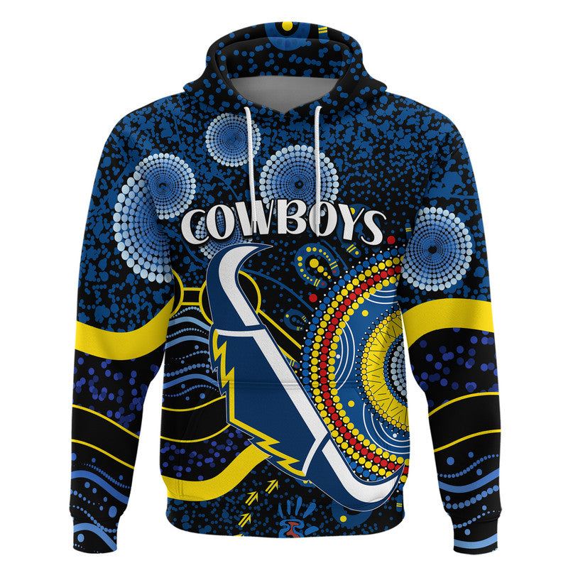 custom-personalised-cowboys-rugby-zip-up-and-pullover-hoodie-aboriginal-dots-version