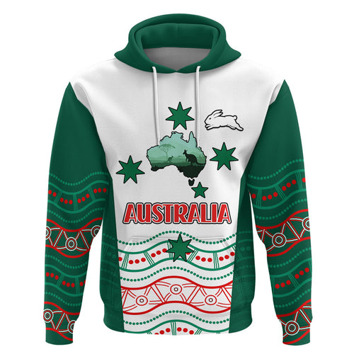 rabbitohs-australia-day-zip-up-and-pullover-hoodie-flag-map-and-aboriginal-wave