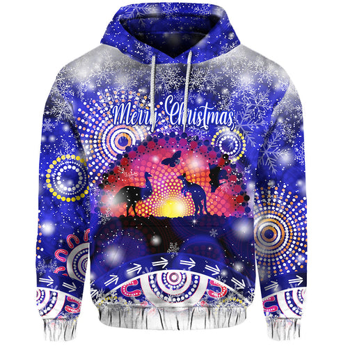 custom-personalised-australian-indigenous-flag-christmas-hoodie-original-style-blue