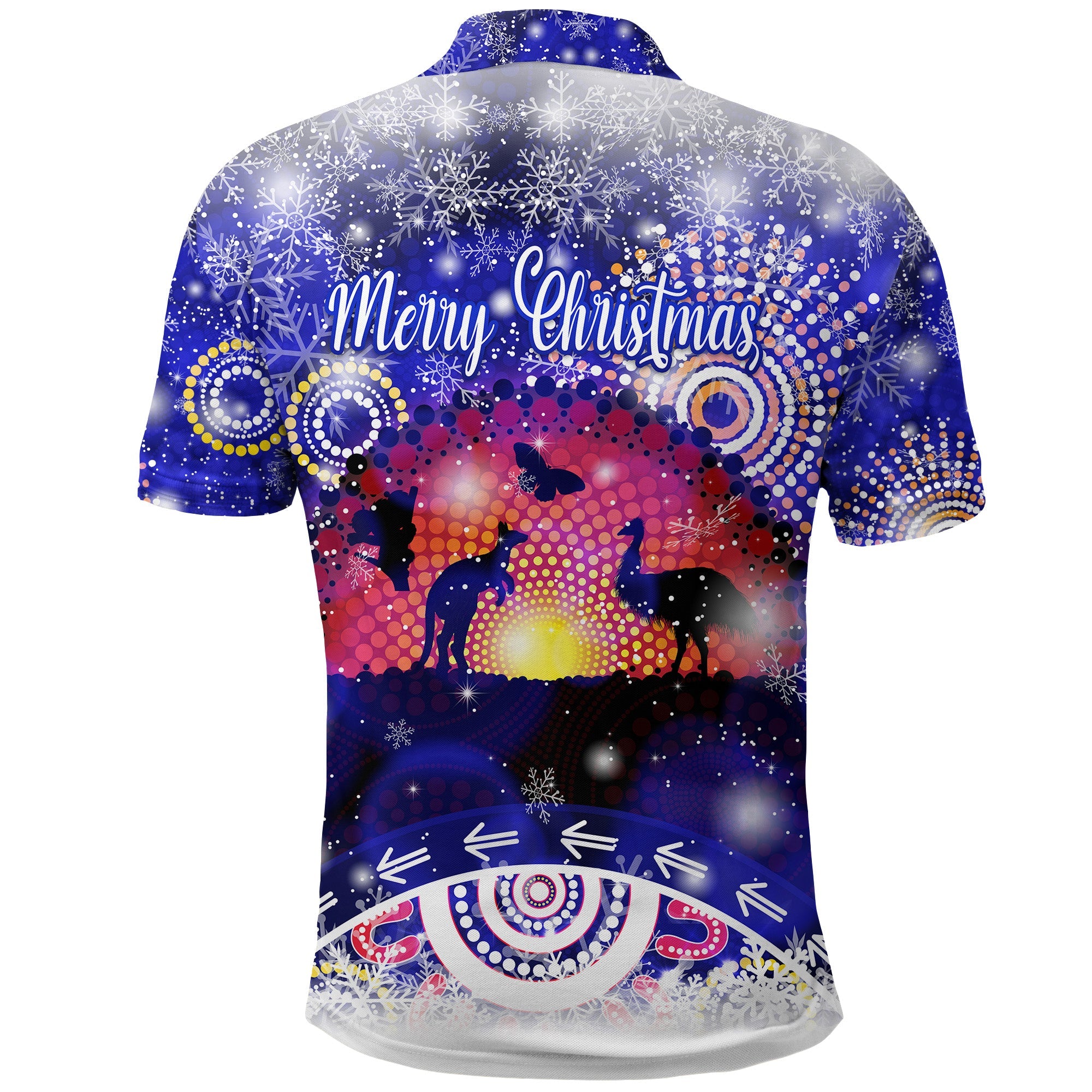 australian-indigenous-flag-christmas-polo-shirt-original-style-blue