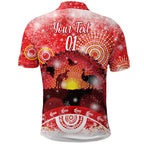 custom-personalised-australia-indigenous-flag-christmas-polo-shirt-original-style-red