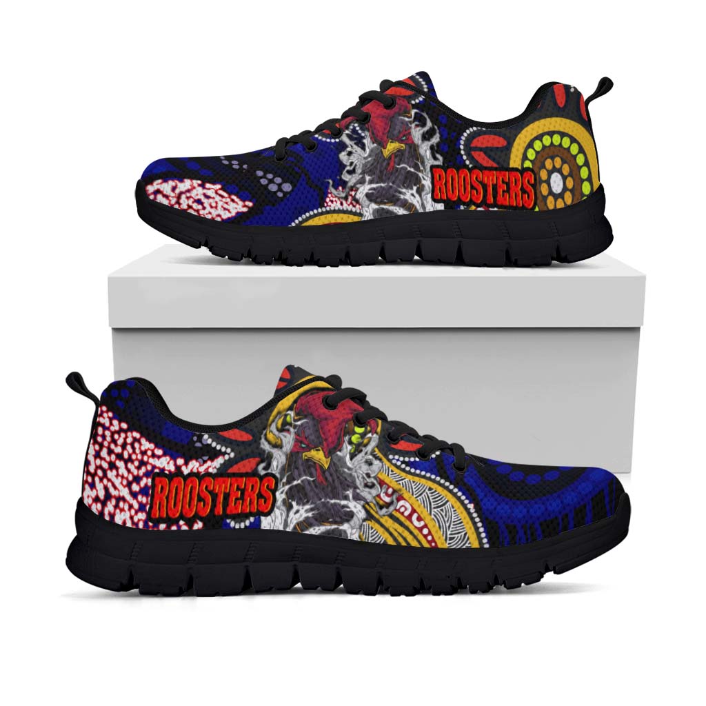 rooster-rugby-sneakers-angry-rooster-rugby-with-aboriginal-indigenous-dot-painting-style-sneakers