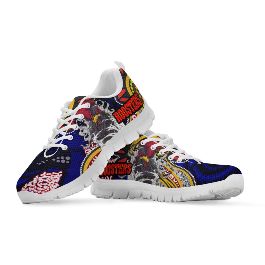 rooster-rugby-sneakers-angry-rooster-rugby-with-aboriginal-indigenous-dot-painting-style-sneakers