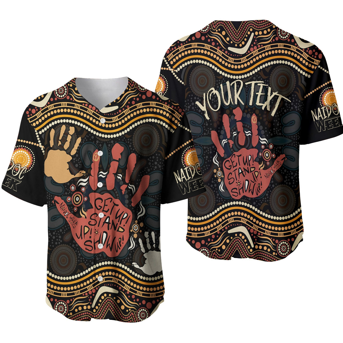 personalised-naidoc-week-2022-baseball-jersey-aboriginal-art-hand-stencils