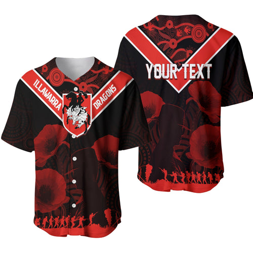 illawarra-dragons-rugby-personalised-baseball-jersey-anzac-day-red-poppies