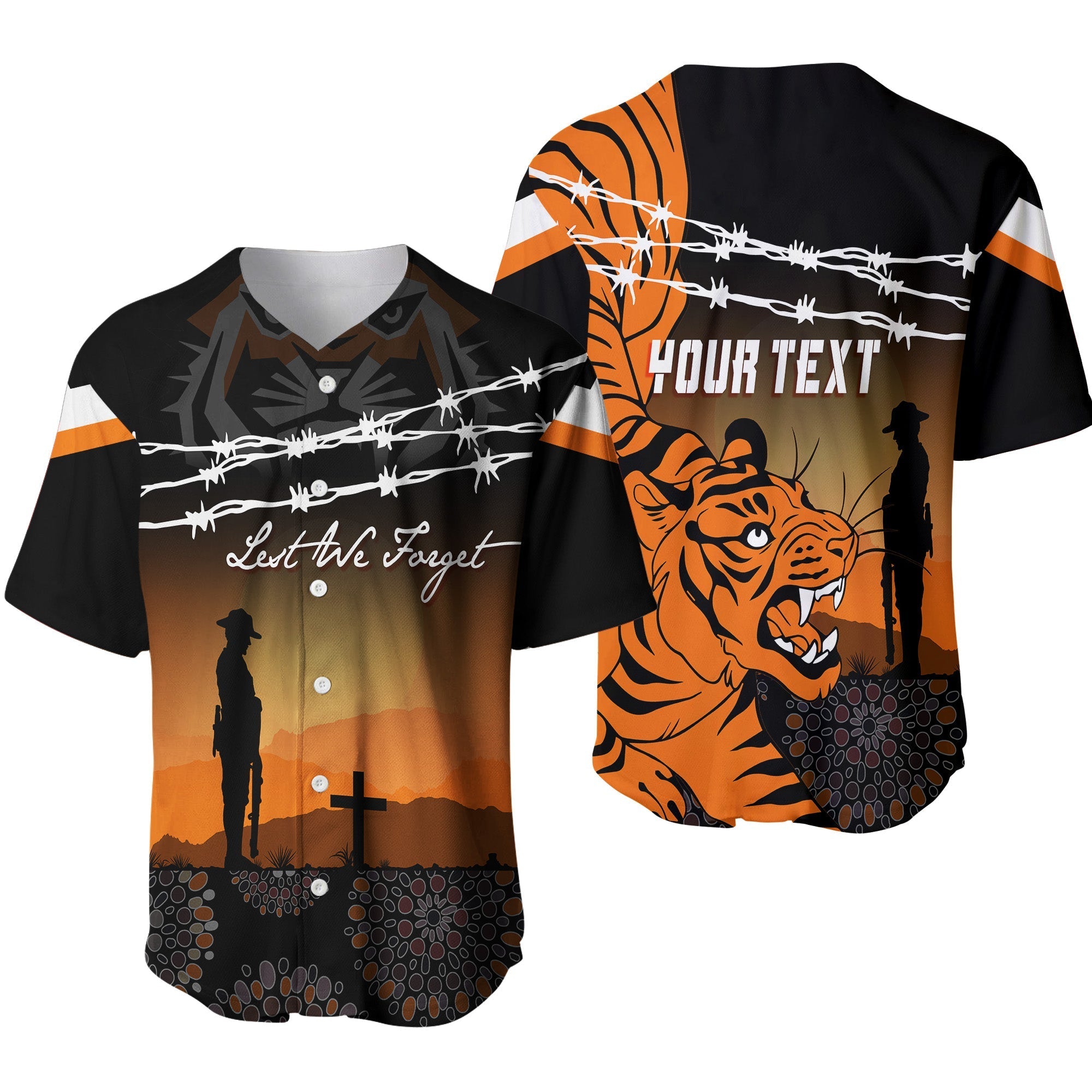 the-tigers-rugby-personalised-baseball-jersey-anzac-day-lest-we-forget