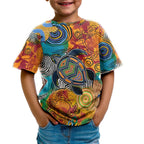 aboriginal-kid-t-shirt-turtle-indigenous-art