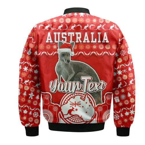 custom-personalised-australian-kangaroo-christmas-vibe-with-aboriginal-dot-painting-style-bomber-jacket