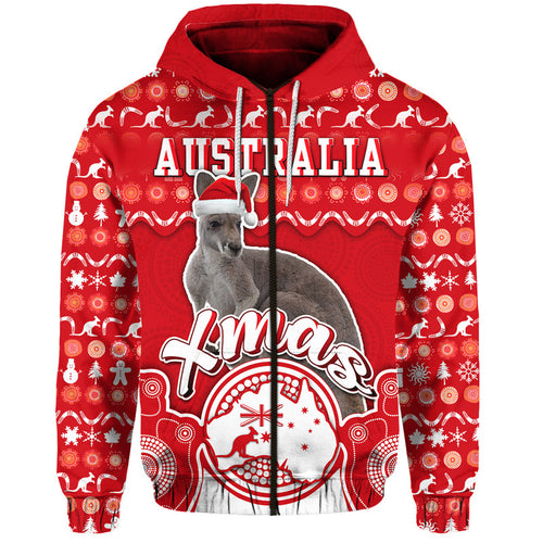 australian-kangaroo-christmas-vibe-with-aboriginal-dot-painting-style-zip-up-and-pullover-hoodie