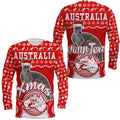 custom-personalised-australian-kangaroo-christmas-vibe-with-aboriginal-dot-painting-style-long-sleeve-shirt