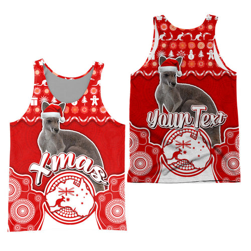 custom-personalised-australian-kangaroo-christmas-vibe-with-aboriginal-dot-painting-style-men-tank-top
