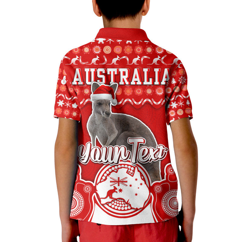 custom-personalised-australian-kangaroo-christmas-vibe-with-aboriginal-dot-painting-style-polo-shirt