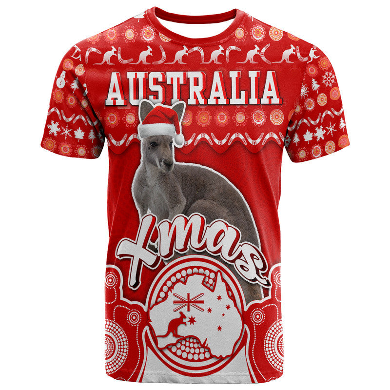 australian-kangaroo-christmas-vibe-with-aboriginal-dot-painting-style-t-shirt