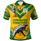 kangaroos-rugby-polo-shirt-custom-kangaroos-mascot-stronger-together-polo-shirt