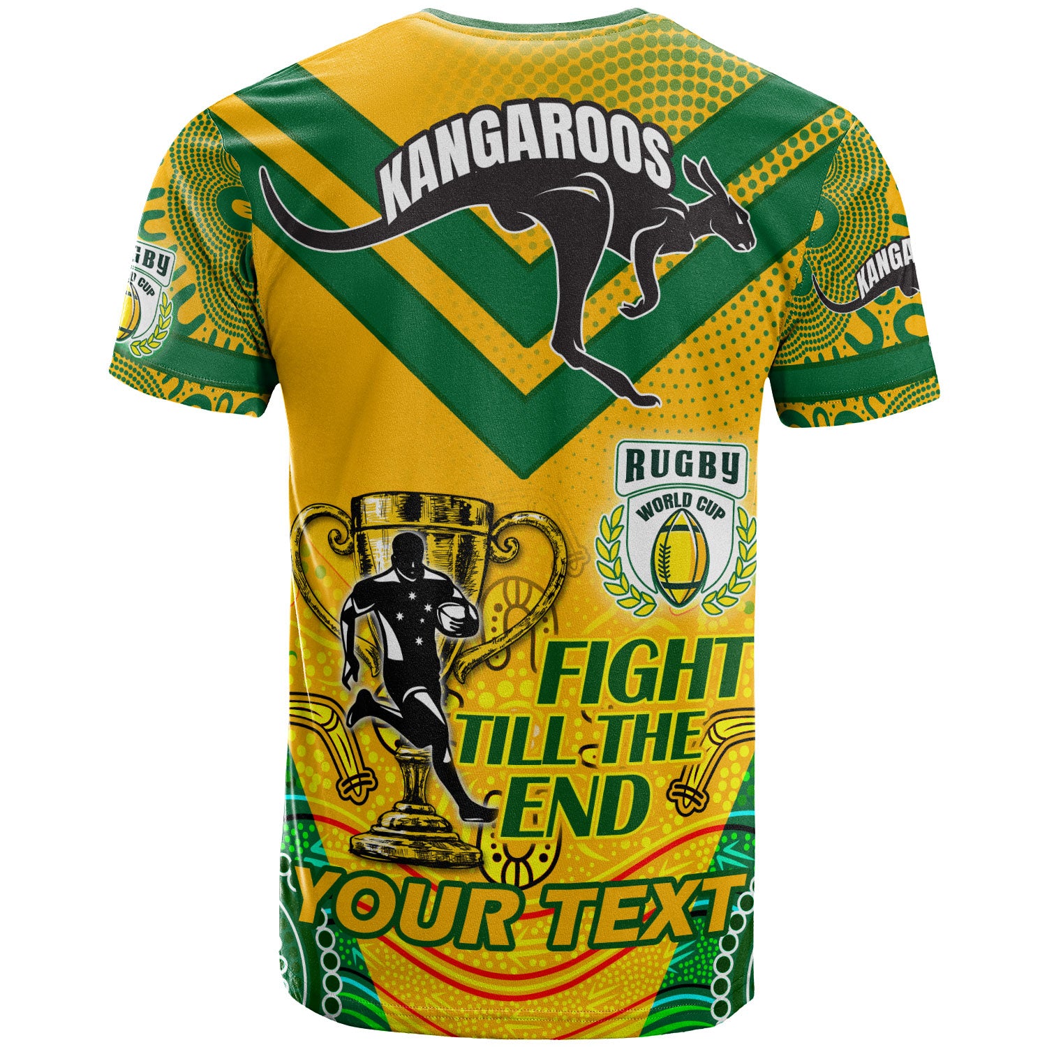 kangaroos-rugby-t-shirt-custom-kangaroos-mascot-stronger-together-t-shirt