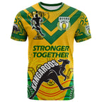 kangaroos-rugby-t-shirt-custom-kangaroos-mascot-stronger-together-t-shirt