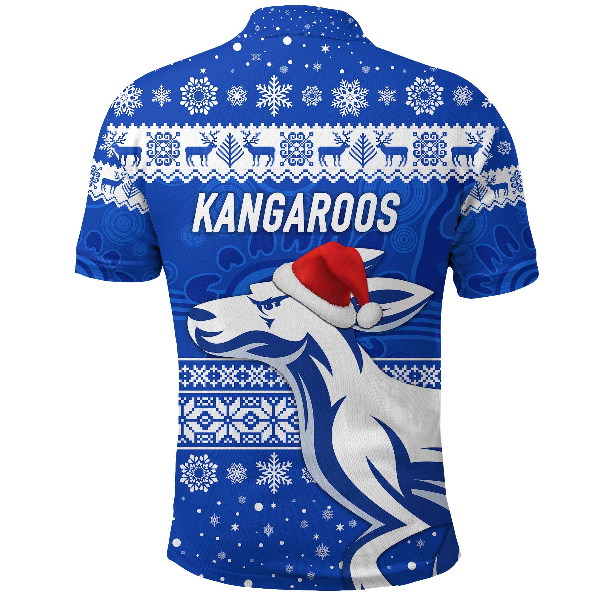 north-melbourne-kangaroos-polo-shirt-christmas-simple-style