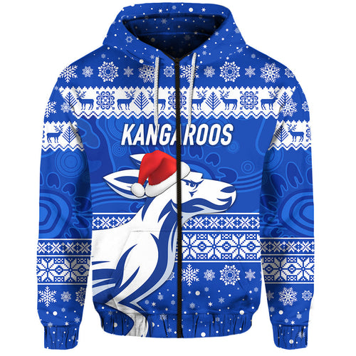custom-personalised-north-melbourne-kangaroos-zip-hoodie-christmas-simple-style