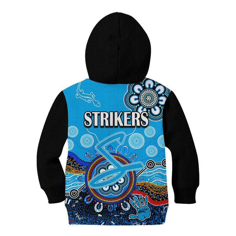 adelaide-strikers-kid-hoodie-cricket-indigenous-aboriginal-lizard-version