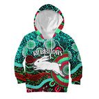 rabbitohs-rugby-kid-hoodie-aboriginal-dots-verion