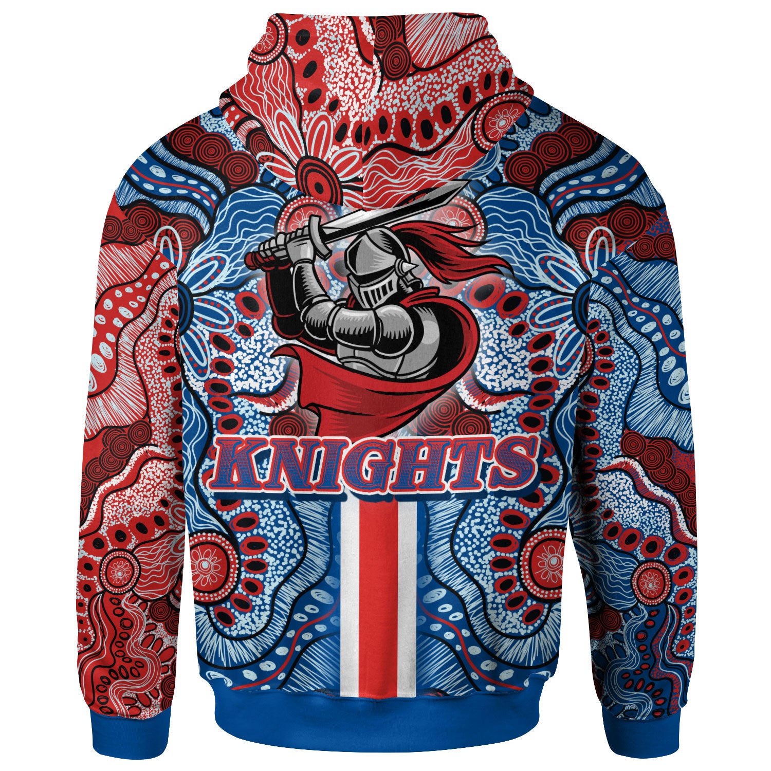 knights-rugby-hoodie-custom-knights-logo-aboriginal-indigenous-sport-style-hoodie