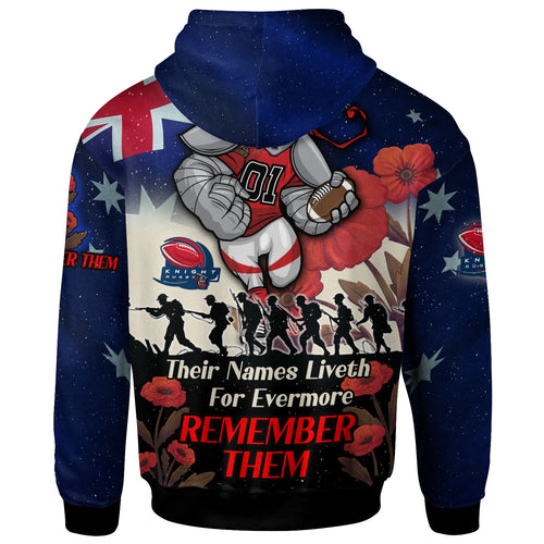 knights-rugby-hoodie-custom-remember-them-red-poppy-flowers-hoodie