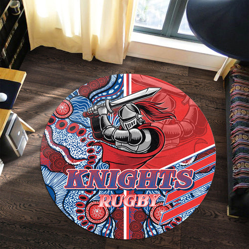 knights-rugby-round-rug-knights-logo-aboriginal-indigenous-sport-style-round-rug