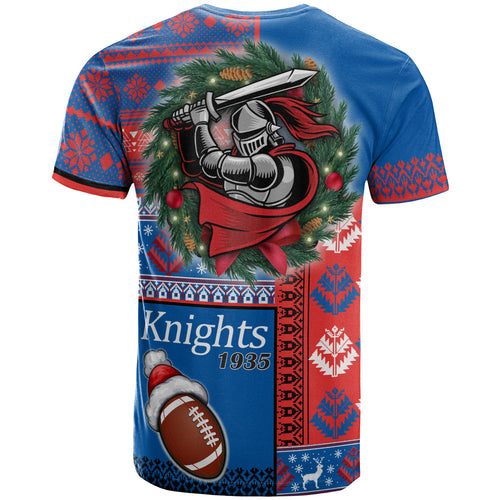 knights-rugby-t-shirt-custom-christmas-snowflakes-knights-rugby-ball-t-shirt