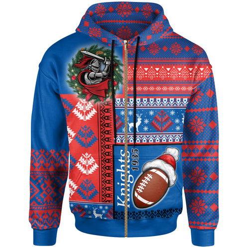 knights-rugby-hoodie-custom-christmas-snowflakes-knights-rugby-ball-hoodie