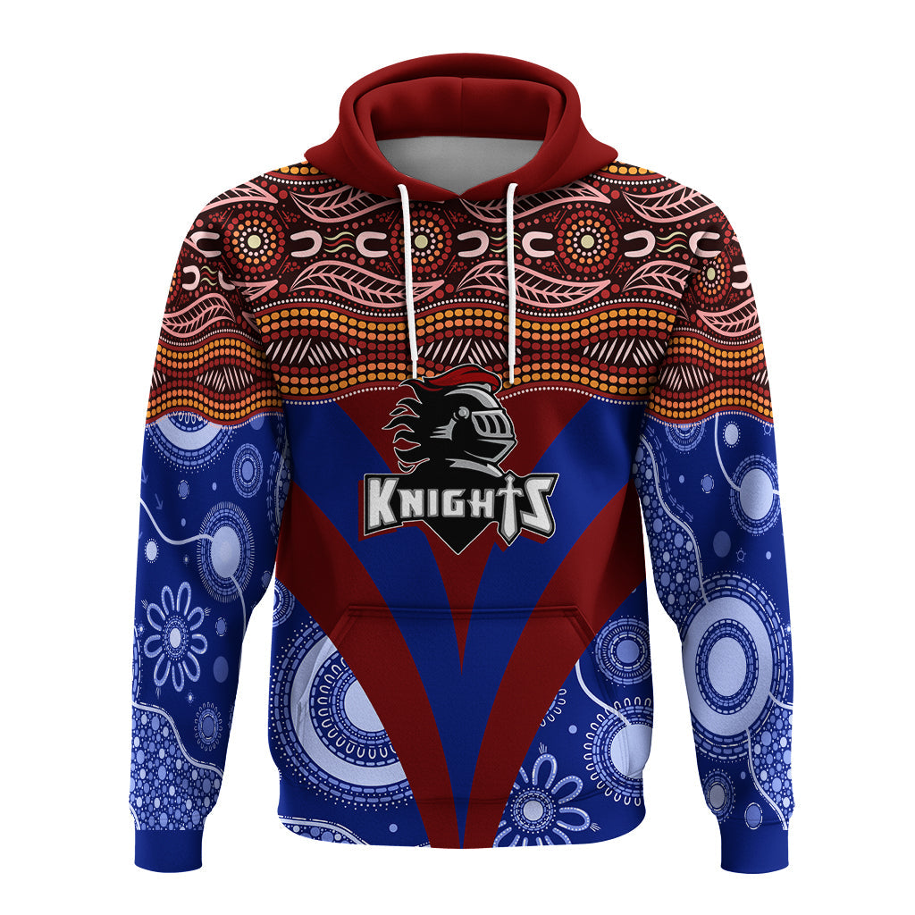 newcastle-knights-christmas-rugby-aboriginal-art-hoodie