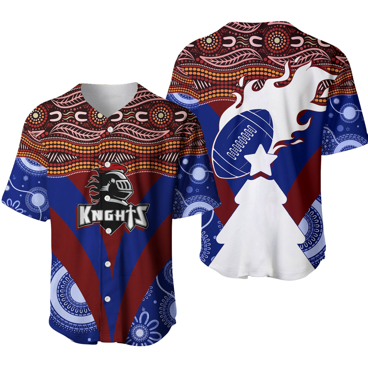 newcastle-knights-christmas-rugby-aboriginal-art-baseball-jersey