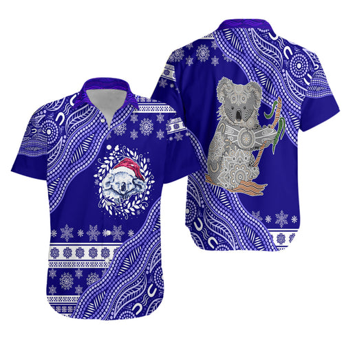 australian-koala-aboriginal-art-mix-snow-pattern-christmas-hawaiian-shirt