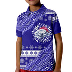 australian-koala-aboriginal-art-mix-snow-pattern-christmas-kid-polo-shirt