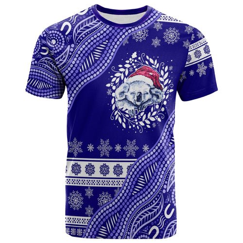australian-koala-aboriginal-art-mix-snow-pattern-christmas-t-shirt