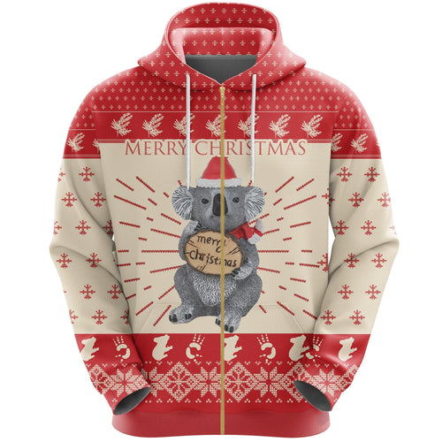christmas-zip-up-hoodie-koala-hoodie-kangaroo-snowflakes-all-over-print-unisex