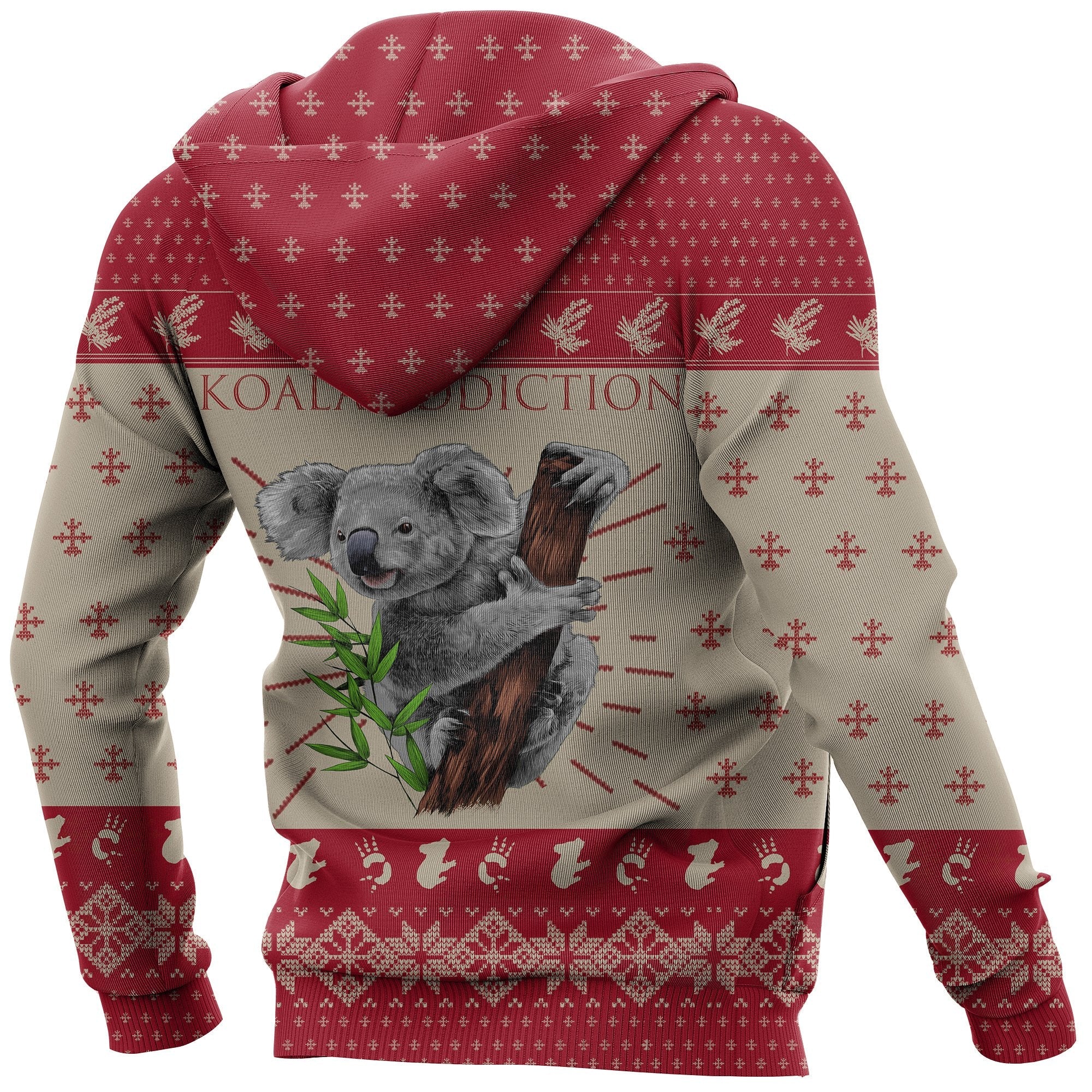 christmas-hoodie-koala-hoodie-climbing-tree-symbol-unisex