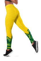 (Custom Personalised) Australia Cricket Aboriginal Pattern Legging - LT2