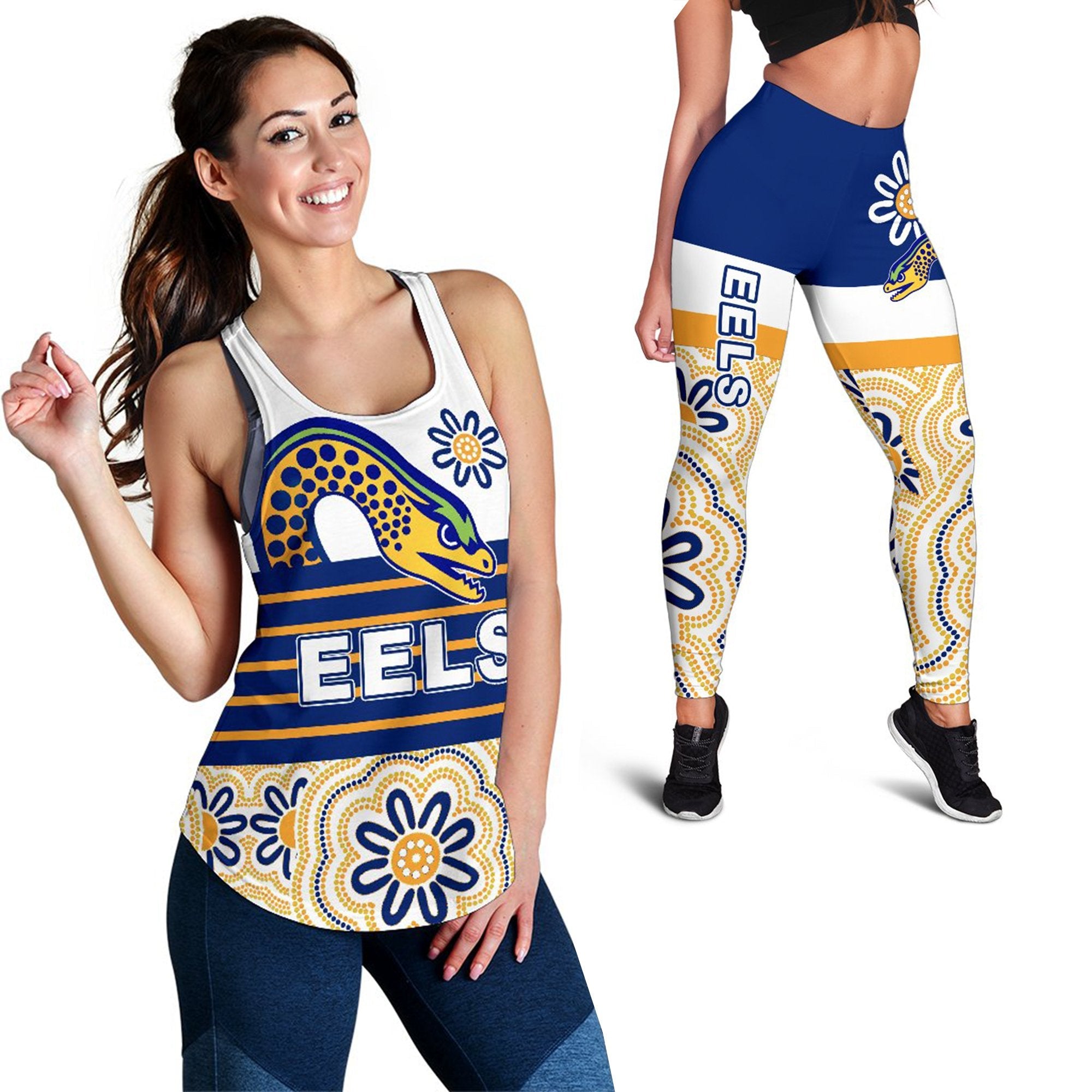 combo-racerback-tank-and-legging-eels-rugby-indigenous-parramatta-newest-white