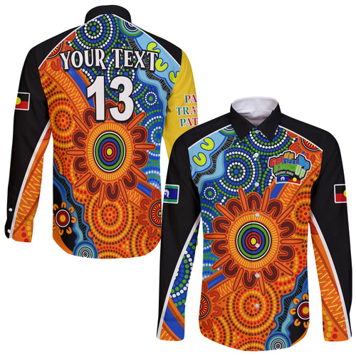 custom-text-and-number-naidoc-week-2022-long-sleeve-button-shirt-aboriginal-and-torres-strait-islander-together