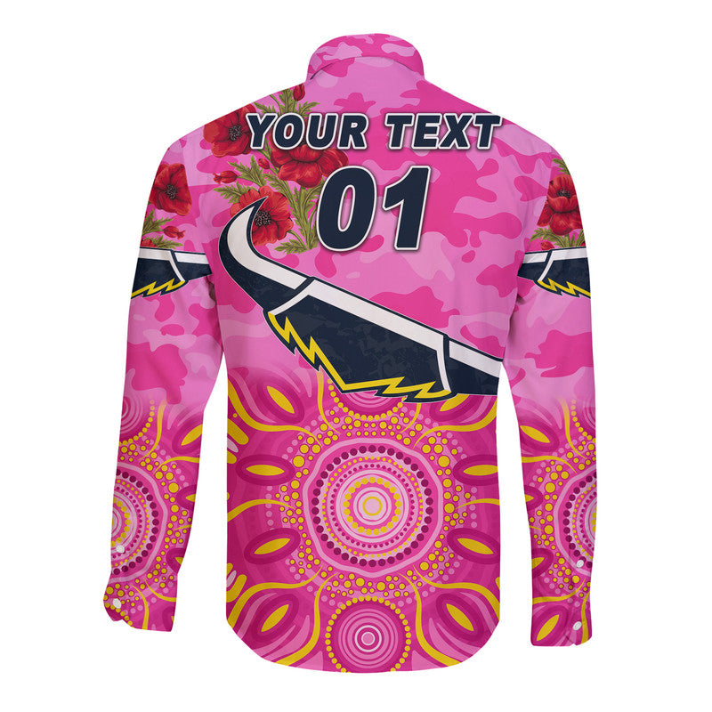 custom-personalised-north-queensland-cowboys-anzac-2022-hawaii-long-sleeve-button-shirt-indigenous-vibes-pink