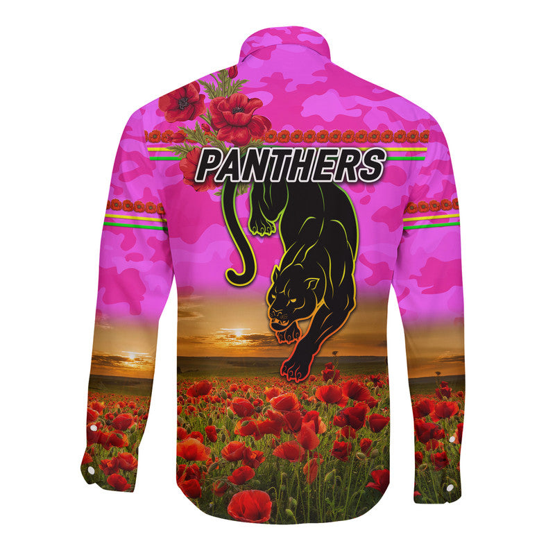 penrith-panthers-anzac-2022-hawaii-long-sleeve-button-shirt-poppy-flowers-vibes-pink