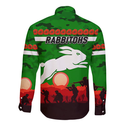 south-sydney-rabbitohs-anzac-2022-hawaii-long-sleeve-button-shirt-simple-style-green