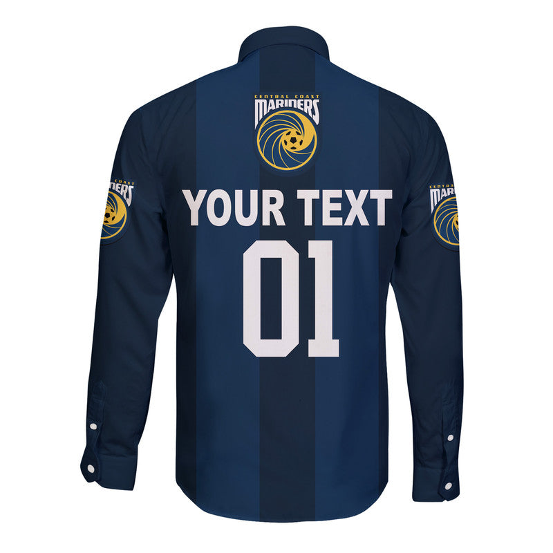 custom-personalised-central-coast-mariners-hawaii-long-sleeve-button-shirt-soccer-club-original-style-navy