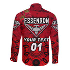custom-personalised-essendon-bombers-anzac-hawaii-long-sleeve-button-shirt-indigenous-vibes-red