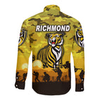 richmond-tigers-anzac-hawaii-long-sleeve-button-shirt-simple-style-yellow