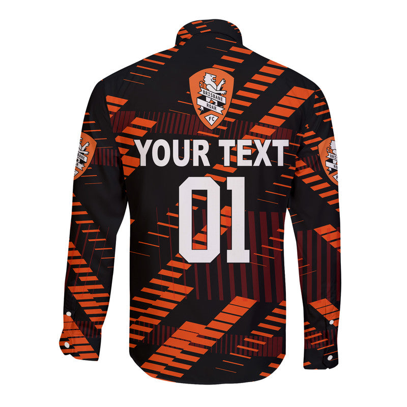 custom-personalised-brisbane-roar-hawaii-long-sleeve-button-shirt-soccer-club-original-style-black