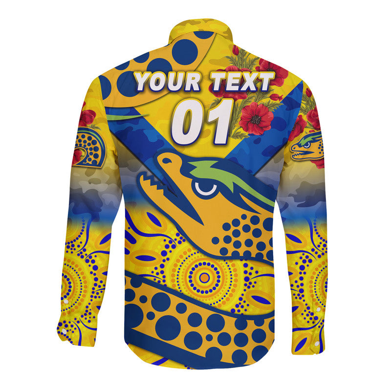 custom-personalised-parramatta-eels-anzac-2022-hawaii-long-sleeve-button-shirt-indigenous-vibes-gold